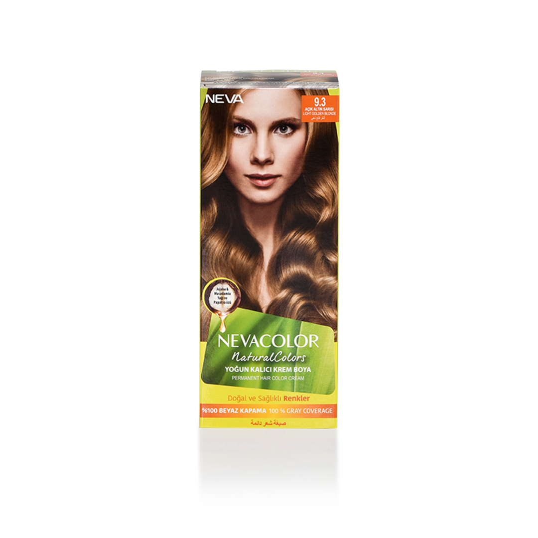 Nevacolor Natural Colors Permanent Hair Color Cream Set – Light Golden ...